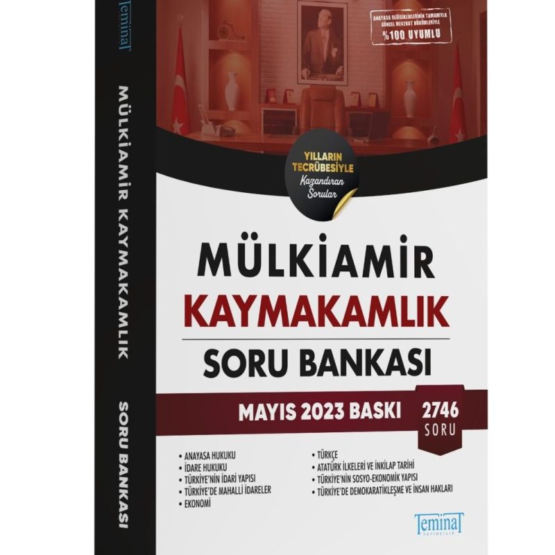 Mülkiamir Kaymakamlık Çözümlü Soru Bankası