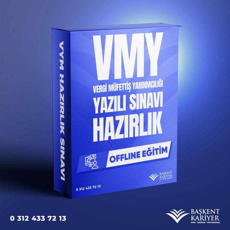 Vergi Müfettiş Yardımcılığı Offline Hazırlık Kursu