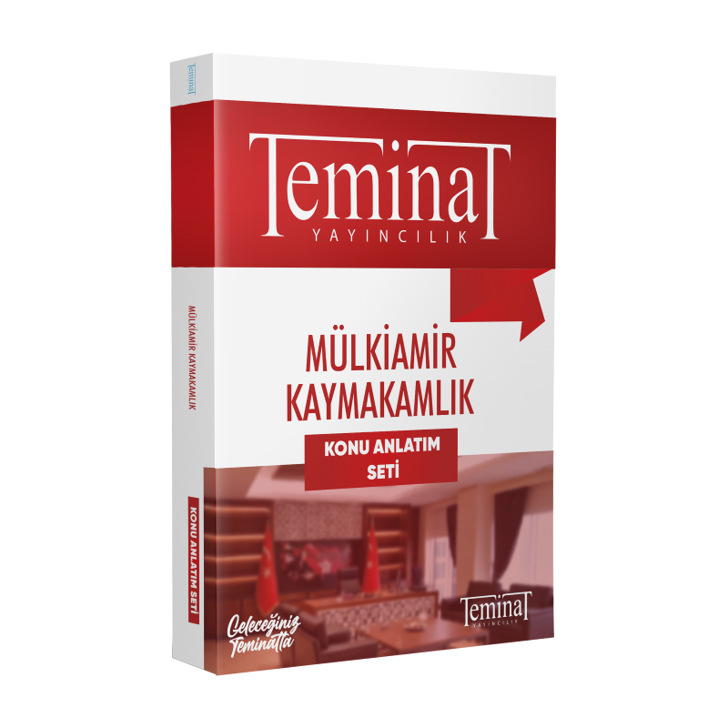 Mülkiamir Kaymakamlık Konu Anlatım Seti
