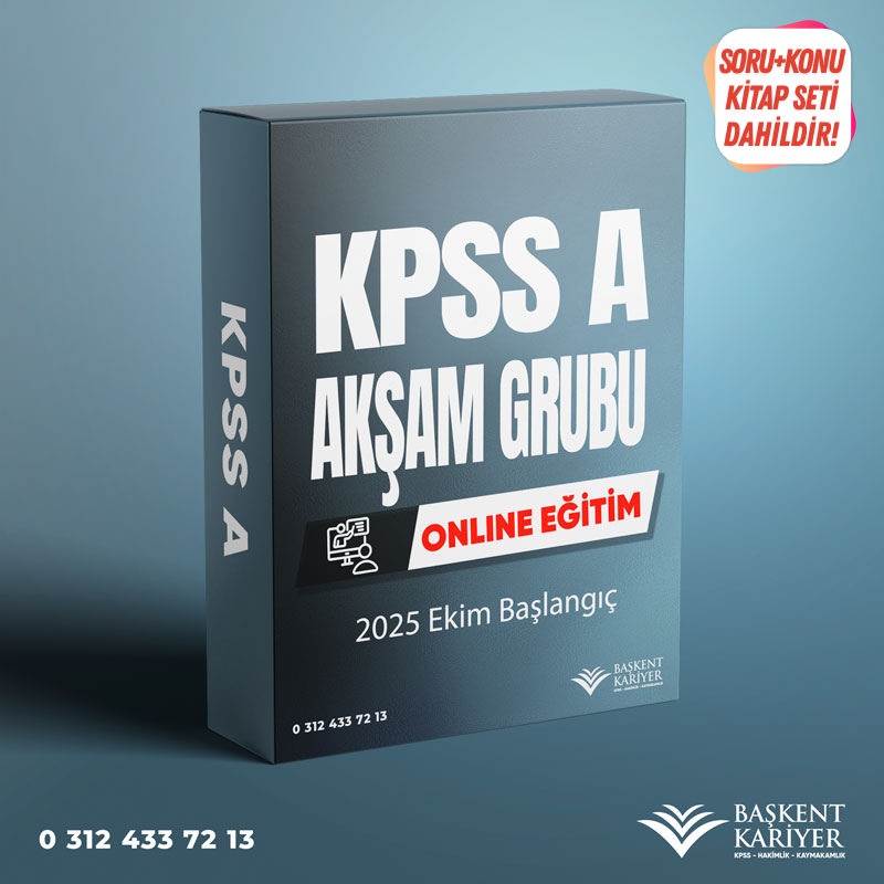 KPSS A | ONLINE | AKŞAM GRUBU