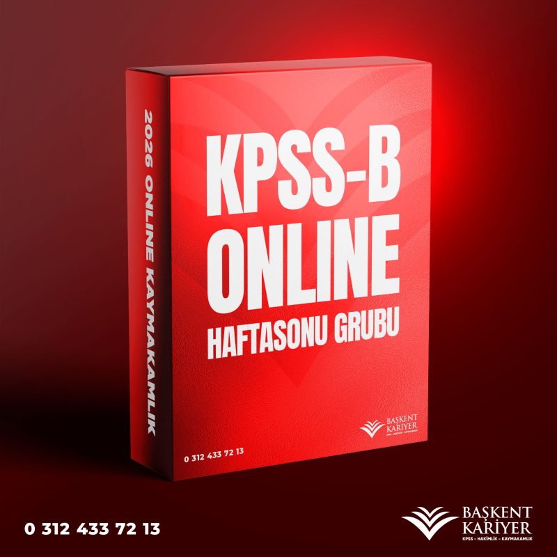 KPSS B (GYGK) HAFTA SONU GRUBU