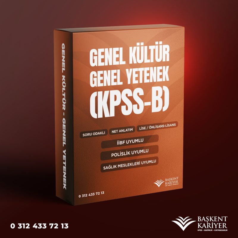 Genel Kültür - Genel Yetenek (KPSS-B)