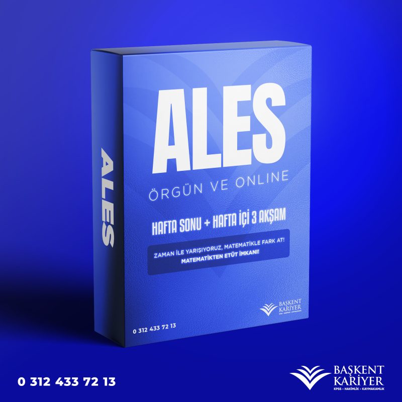 ALES Hazırlık Kursu | Örgün ve Online Eğitim