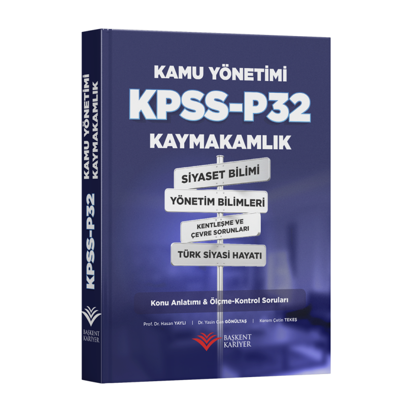 Kaymakamlık KPSS-P32 Kamu Yönetimi