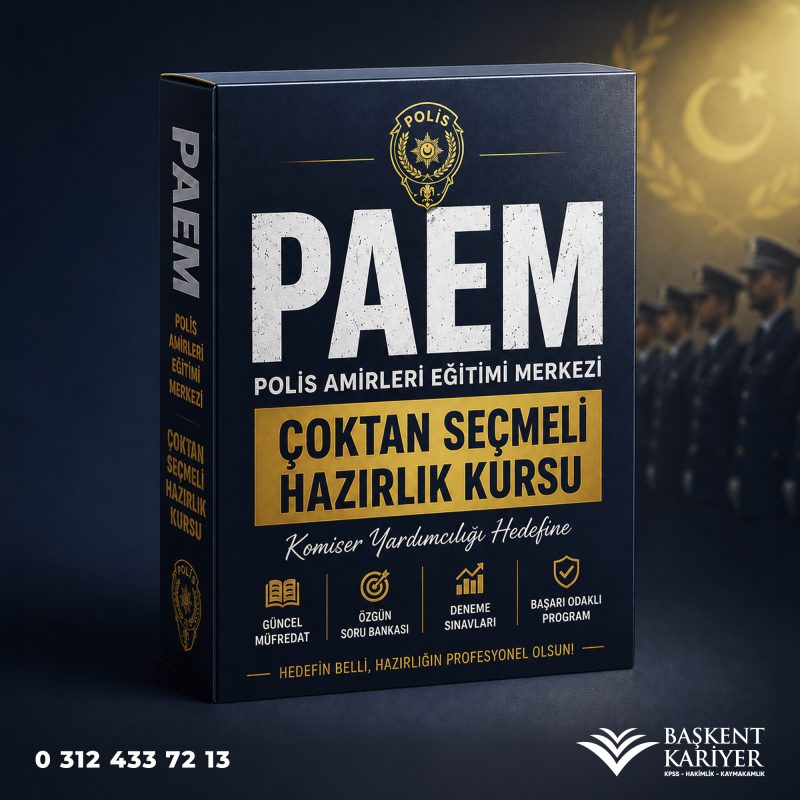 PAEM Çoktan Seçmeli Sınavı Online Hazırlık Kursu