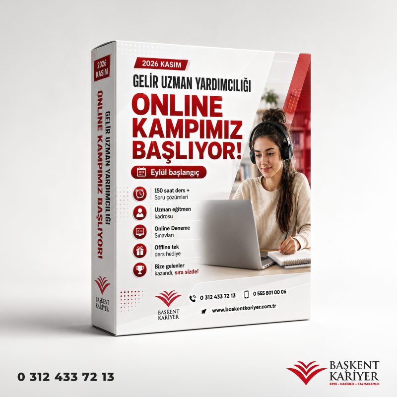 2026 Gelir Uzman Yardımcılığı Online Hazırlık Kampı