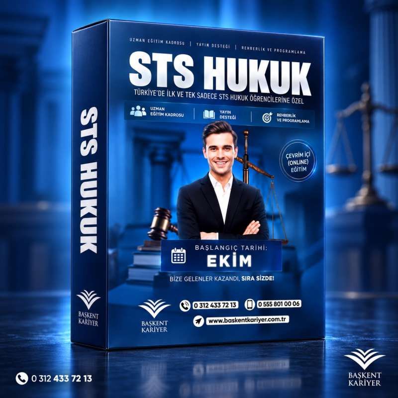 STS Hukuk Çevrim İçi (Online) Hazırlık Eğitimi | Ekim Dönemi